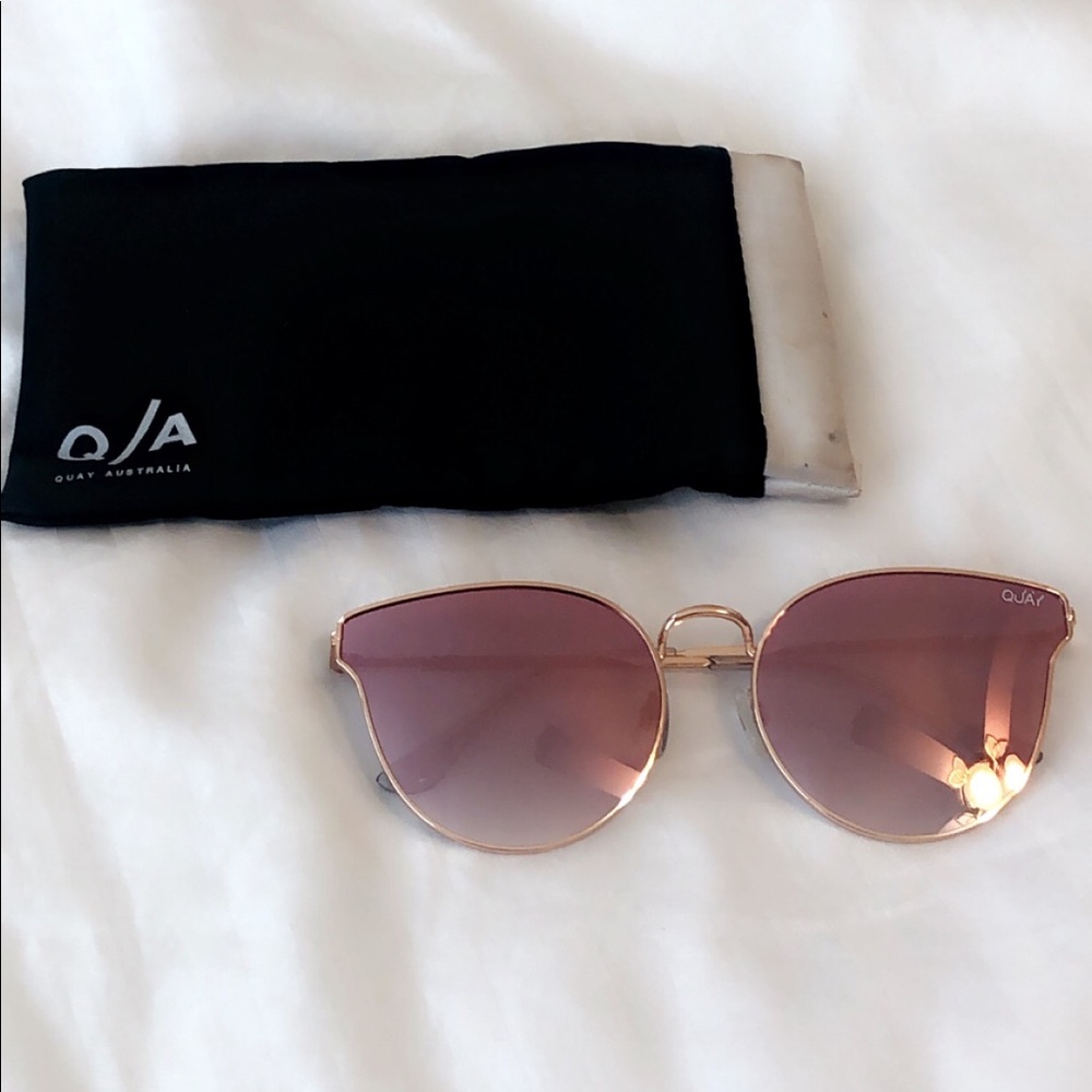 Quay All My Love Pink Sunglasses